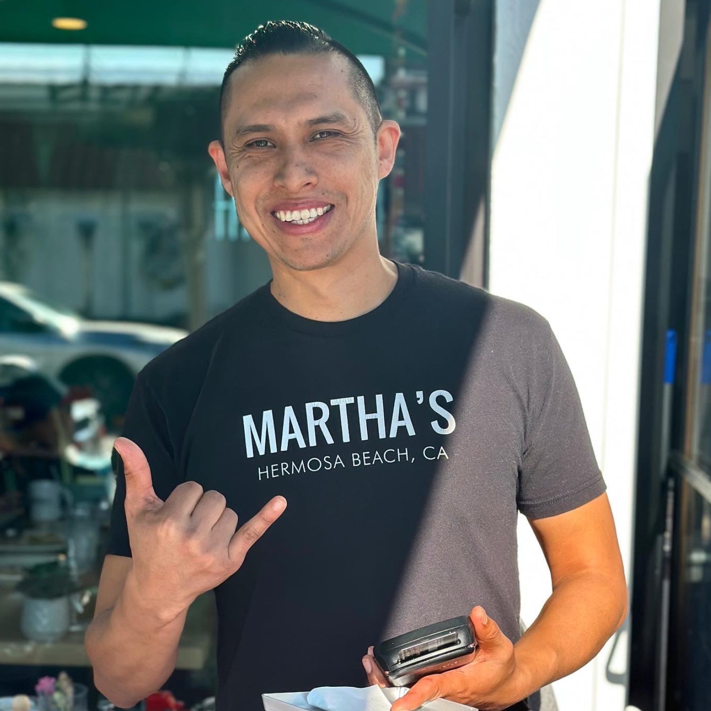 Martha's Logo SS Tee -Black