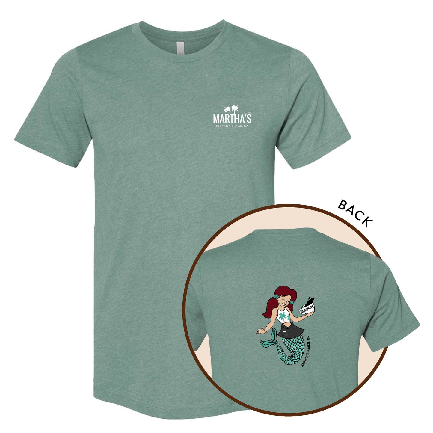 Mermaid SS Tee -Seafoam