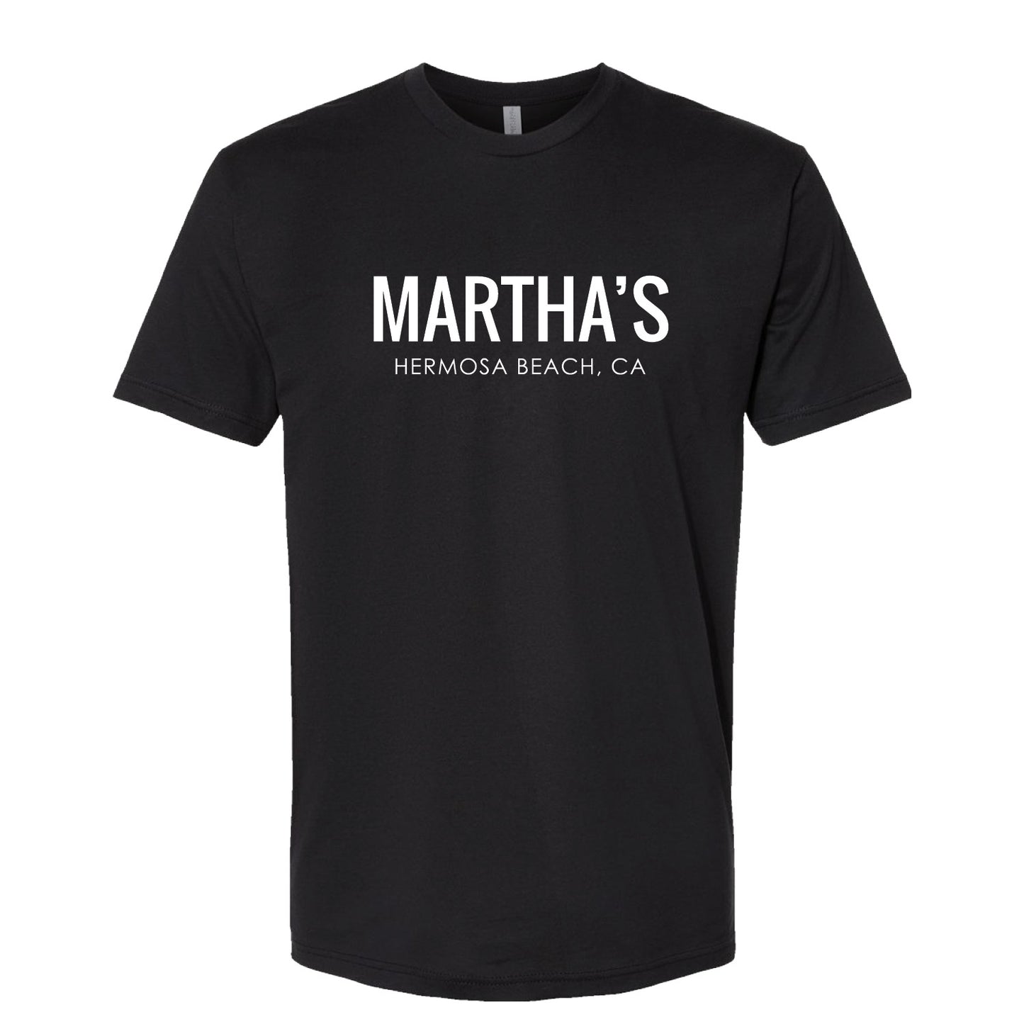 Martha's Logo SS Tee -Black