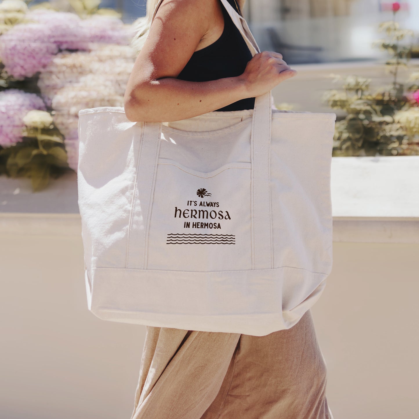 Always Hermosa Canvas Tote Bag